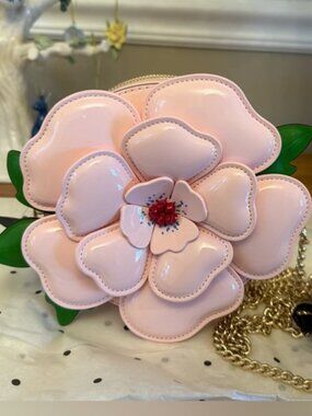 Kate Spade In the Garden 3D Mini Crossbody Flower Purse Pastry Pink - SOLD OUT